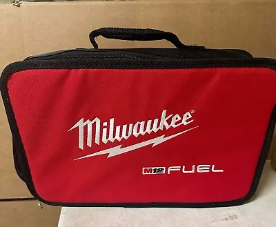 New Milwaukee Fuel M12 15  Heavy Duty Contractors Tool Bag With Interior Pockets • $20.99