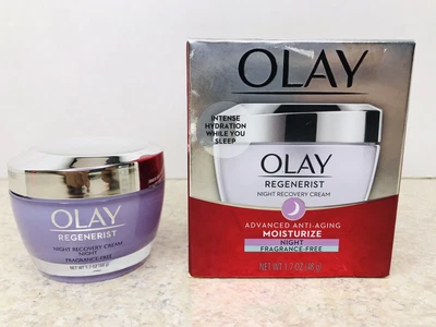 $32.89 • Buy Olay Regenerist Night Recovery Cream  Night Hydrating Moisturizer Fragrance Free