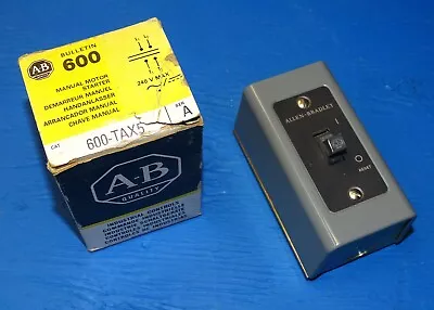 Allen Bradley 600-TAX5 - Manual Motor Starting Toggle Switch - 2-pole Starter • $90