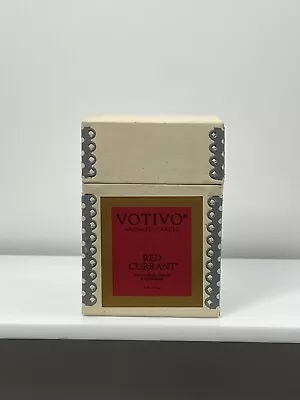 Votivo Red Currant 6.8 Oz Aromatic Candle | Soy Wax Blend | Luxury Glass Jar • $39.99