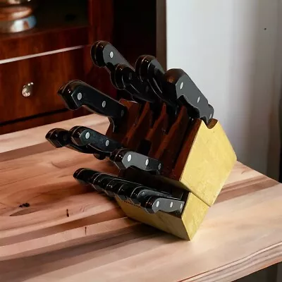 Miracle Blade Knife Block With Showtime Six Star Knife Set • $150
