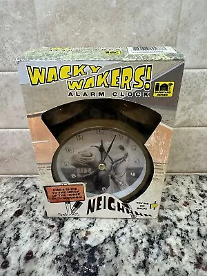 Wacky Wakers Horse Twin Bell Alarm Clock Barnyard Series Neigh Mark Feldstein • $23.75