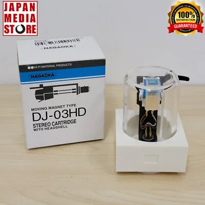 NAGAOKA DJ-03HD MM Type Stereo Cartridge With Head Shell For Turntable BRAND NEW • $118.10