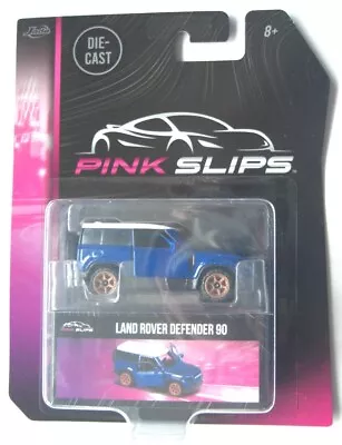 Jada Diecast Pink Slips Land Rover Defender 90 - Brand New On Card • £6.95