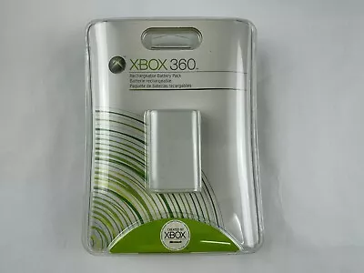 Xbox 360 Rechargeable Battery Pack White OEM Genuine Microsoft New Sealed  • $24.99