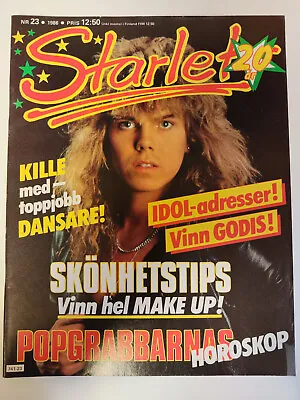 MODERN TALKING JOEY TEMPEST EUROPE JOHN FOGERTY Swedish Magazine STARLET 1985. • $19