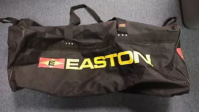 Easton Black Equipment Duffle Bag Baseball Softball Yellow Logo 36  • $40