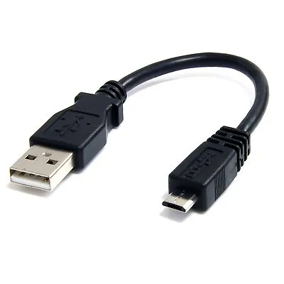 2 X Bendy & Durable Short 6inch Micro USB Charging & Sync Cable Cord For LG HTC • $6.90