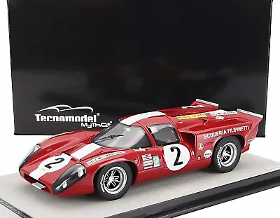 TECNOMODEL 1969 LOLA T70 MK3B GT 5.0L V8 24h LE MANS #2 Red 1:18*Brand New! • $399