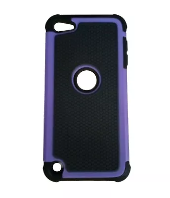 Tough Hard Hybrid Case Cover For IPod Touch 5th 6th 7th Gen Purple Shockproof • $10.99