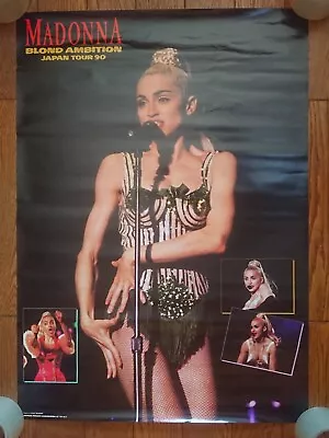 MADONNA Blond Ambition Japan Tour 90 Japan Warner-Pioneer Corp. PROMO POSTER • $66.99