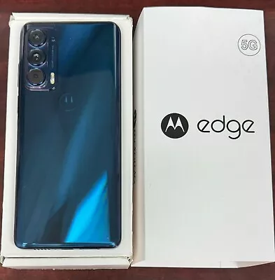 Motorola Edge 5G 2021 256GB Blue XT2141 (Unlocked) Smartphone - Grade B+ • $119.99