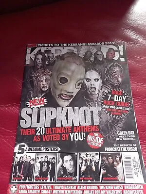 £0.99 • Buy Kerrang 1358 Slipknot Special Travis Barker You Me At Six Green Day Panic At The