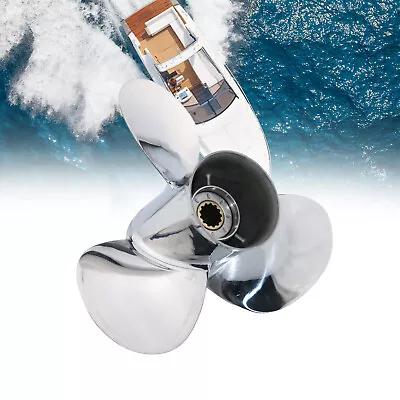 For Yamaha Outboard 25-60HP Stainless Steel 11x15 Propeller 663-45943-01-EL  • $200.59
