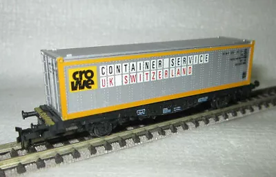  FLEISCHMANN 8241 N PICCOLO DB CROWE CONTAINER SERVICE WAGON TYPE LBS Ep IV  • $11.95