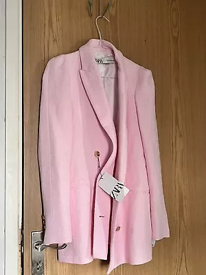 Zara Pink Blazer Xs • $69.48