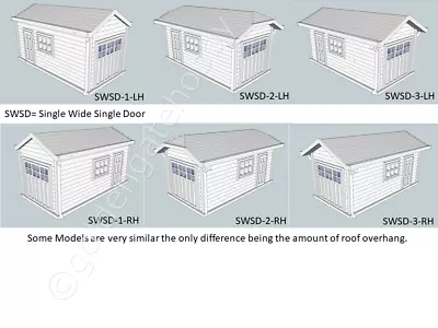 HO Scale One-Car Garage With Positionable Garage Door Six Versions In Stock! • $8.99