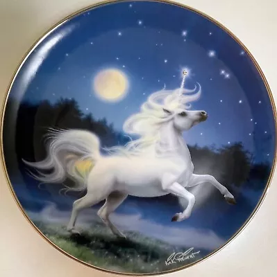 1990’s The Diamond Unicorn By Kirk Reinert-Limited Edition Fine Porcelain Plate • $0.99