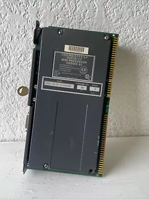 Allen Bradley 1772-lv Plc 2/15 Mini Processor Series B Firmware 5 With Key • $29