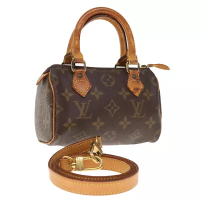 LOUIS VUITTON Monogram Mini Speedy Hand Bag M41534 LV Auth 65604 • $698