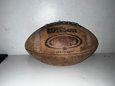 Vintage Wilson 1005 Pattern GST Leather Football NFHS/NCAA F1003 USA • $39.99