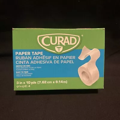 Curad Paper Adhesive Tape 3” X 10 Yd  It Is A 4 Pack • $20