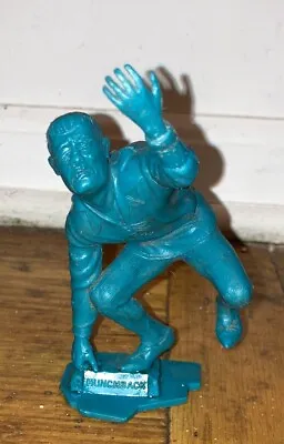 Vintage 1963 Marx Hunchback Blue Plastic Figure Toy 5” • $35