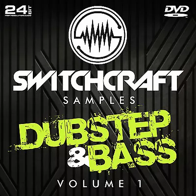 Dubstep & Bass Vol 1 - 24bit Wav Studio / Music Production Samples - Dvd • £4.99