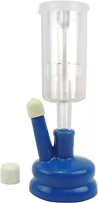 3 Piece Cylinder Airlock With Universal Blue 6.5 Gallon Carboy Cap • $18.68