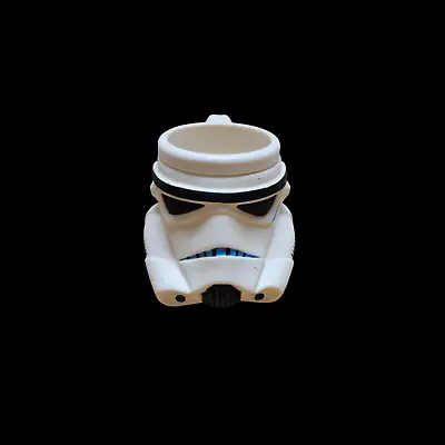 Star Wars Cup Mug Storm Trooper Helmet Plastic 3D 1997 Collectible Vintage • $7.99