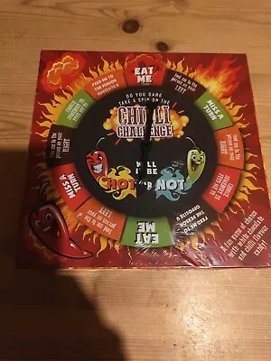 £8 • Buy Chilli Challenge Game White Chocolate And Chilli Hot Sweets Spin The Wheel Dare 