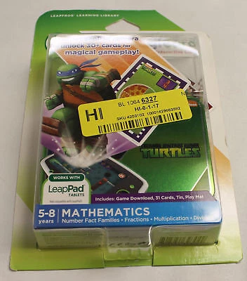 $18.15 • Buy 39304 Leapfrog Imagicard Teenage Ninja 5-8 Age Mathematics Learning Game  Grd A 