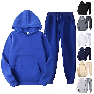 Mens Sweatsuits 2 Piece Hoodie Tracksuit Sets Casual Sports Pants Jogging Suits  • £24.35