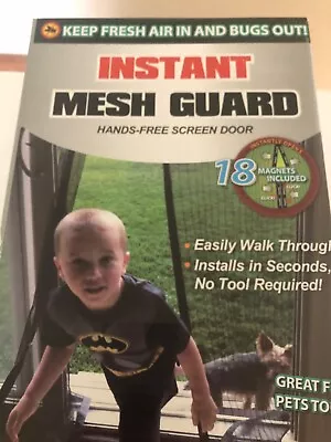 Instant Mesh Guard Hands Free Screen Door • $7