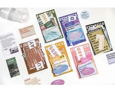 $4.29 • Buy 45pcs Stickers Paper Lover Stationery Bullet Journal Japanese Diary Gift Book 