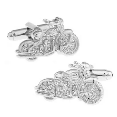 £19.99 • Buy F1 Racing Sports Motorbike Harley Bike Silver Cufflinks Top Quality UK Dispatch
