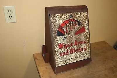 Vintage 1950's Trico Wiper Arms & Blades Gas Station 16  Metal Cabinet Sign • $145