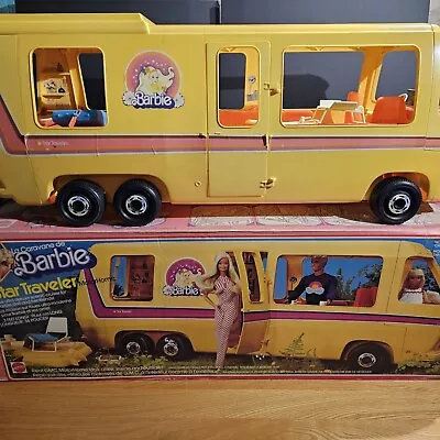 Vintage Barbie Star Traveler Motorhome - 1976 - Camper Bus W/ Box & Accessories • $72.61