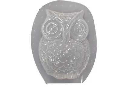 $21 • Buy Medium Decorative Owl Garden Cement, Plaster Or Concrete Mold 7230 Moldcreations