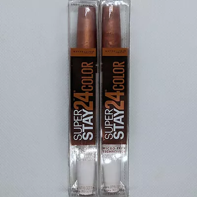 LOT OF 2 Maybelline Super Stay 24 Hour Lip Color Liquid Lipstick ~ YOU CHOOSE ~ • $15.95