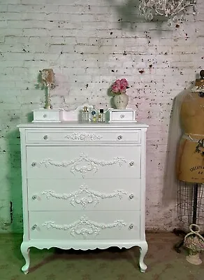 Painted Cottage Shabby Chic Dresser/ Chest • $695