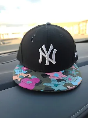 New Era 9fifty NYYork Yankees Floral Camo Patent Leather Hat Cap Snapback Nwt • $40