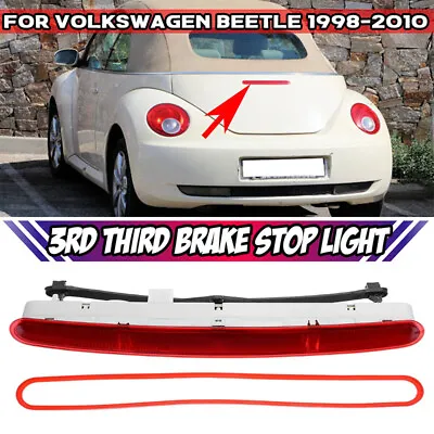 For 1998-2010 Volkswagen VW Beetle Hatchback Red 3rd Brake High Mount Stop Light • $29.99