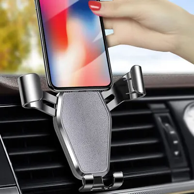 Gravity Phone Holder Air Vent Outlet Clip Mount Stand Bracket Car Accessories • $7.69