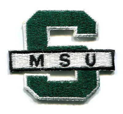 Michigan State Spartans Ncaa College Vintage 2  Letter S Team Patch • $6.95