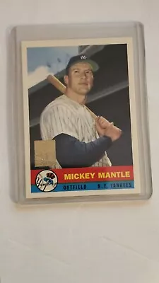 Mickey Mantle 1996 Topps Bazooka Baseball 1959 Throwback Insert NEW YORK YANKEES • $0.99