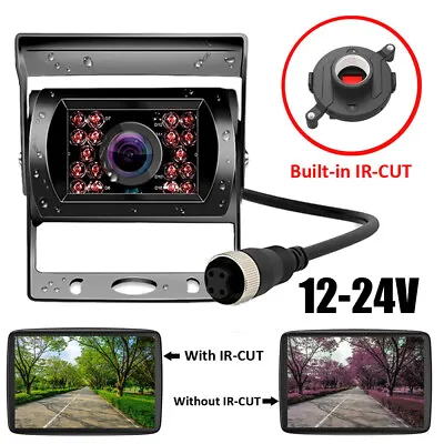 4Pin Rear View Backup Camera For Bus Truck Van RV CCD IR Night Vision Waterproof • $17.99