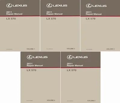 2011 Lexus LX 570 Shop Service Repair Manual Complete Set • $327.28