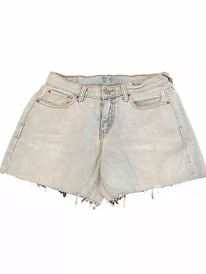 Levi’s Cut Off Shorts Women’s Size 30”6m Frayed Raw Hem Stretch (32) • $17.99