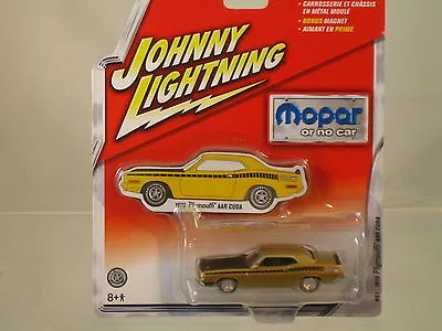 1970 PLYMOUTH AAR   CUDA     1:64  MOPAR    BY Johnny Lightning • $12.99